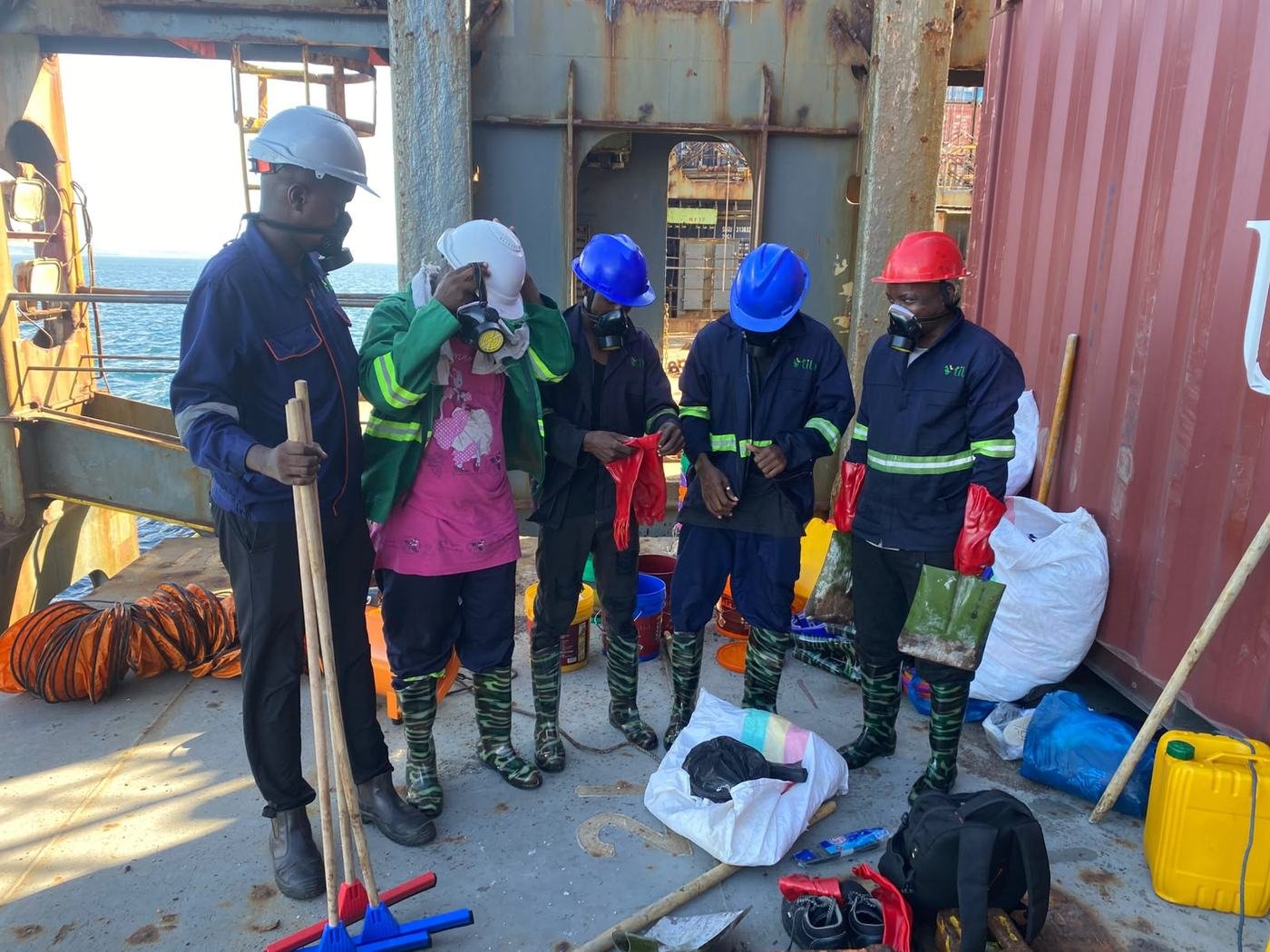 Crew on board